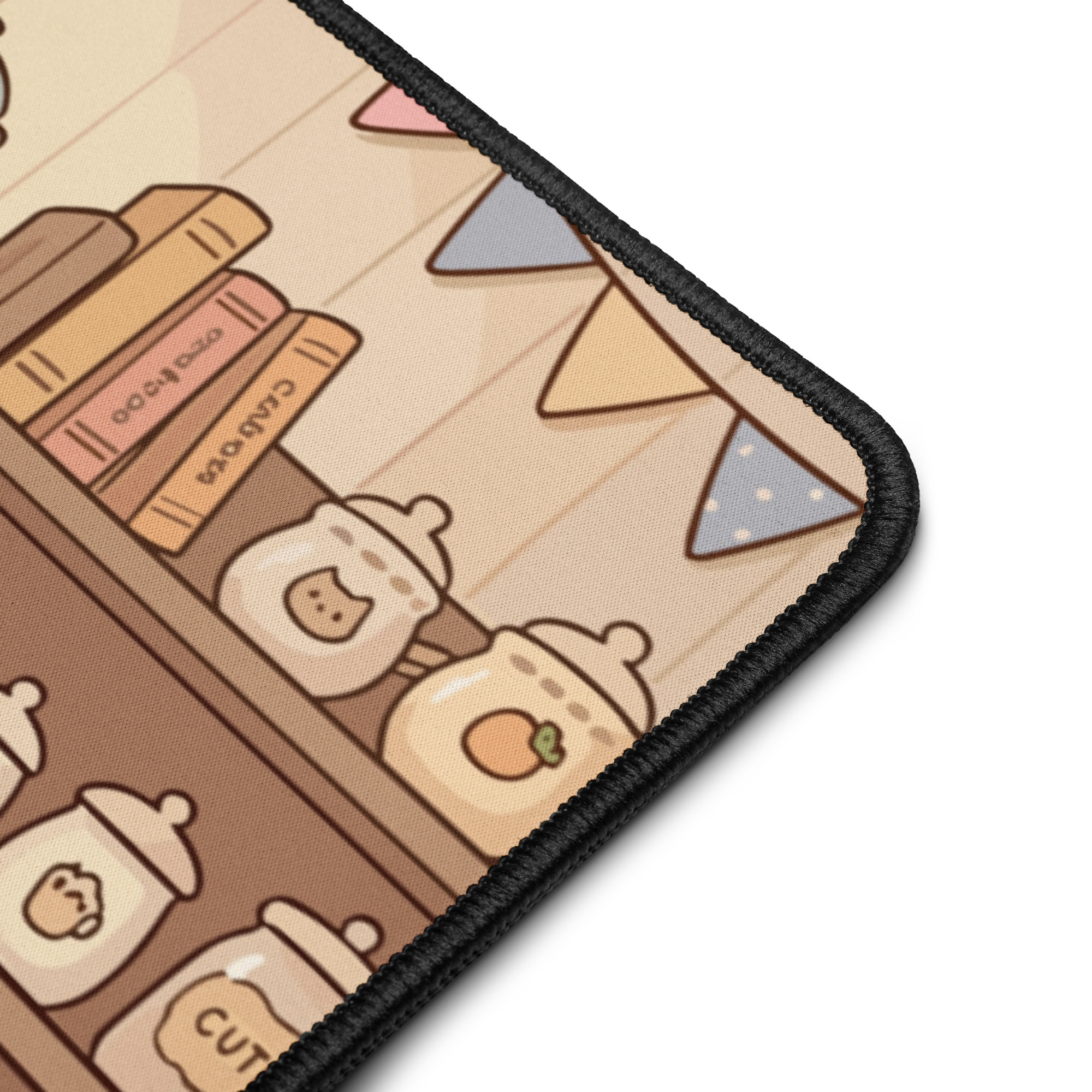 Kawaii Desk Mat for Bakery Lovers, Official Member of the Midnight Cookie Society