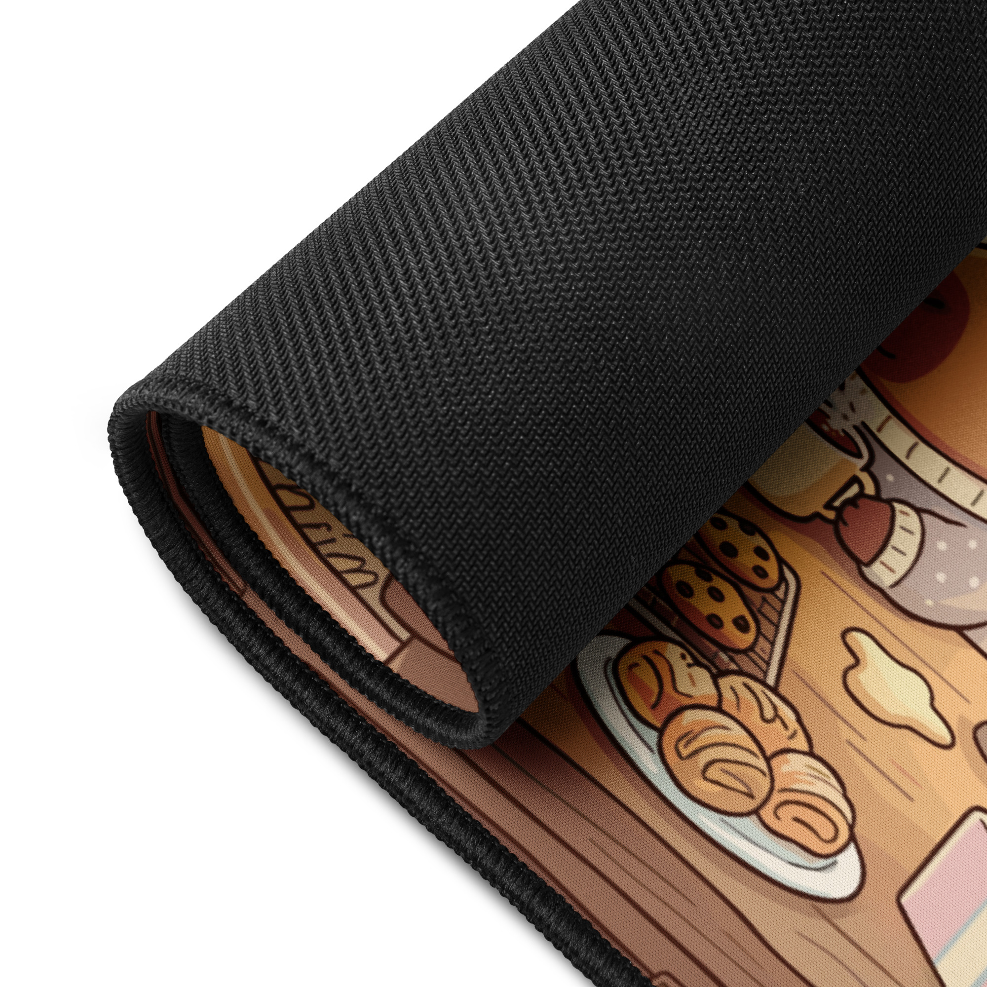 Kawaii Desk Mat for Bakery Lovers, Official Member of the Midnight Cookie Society